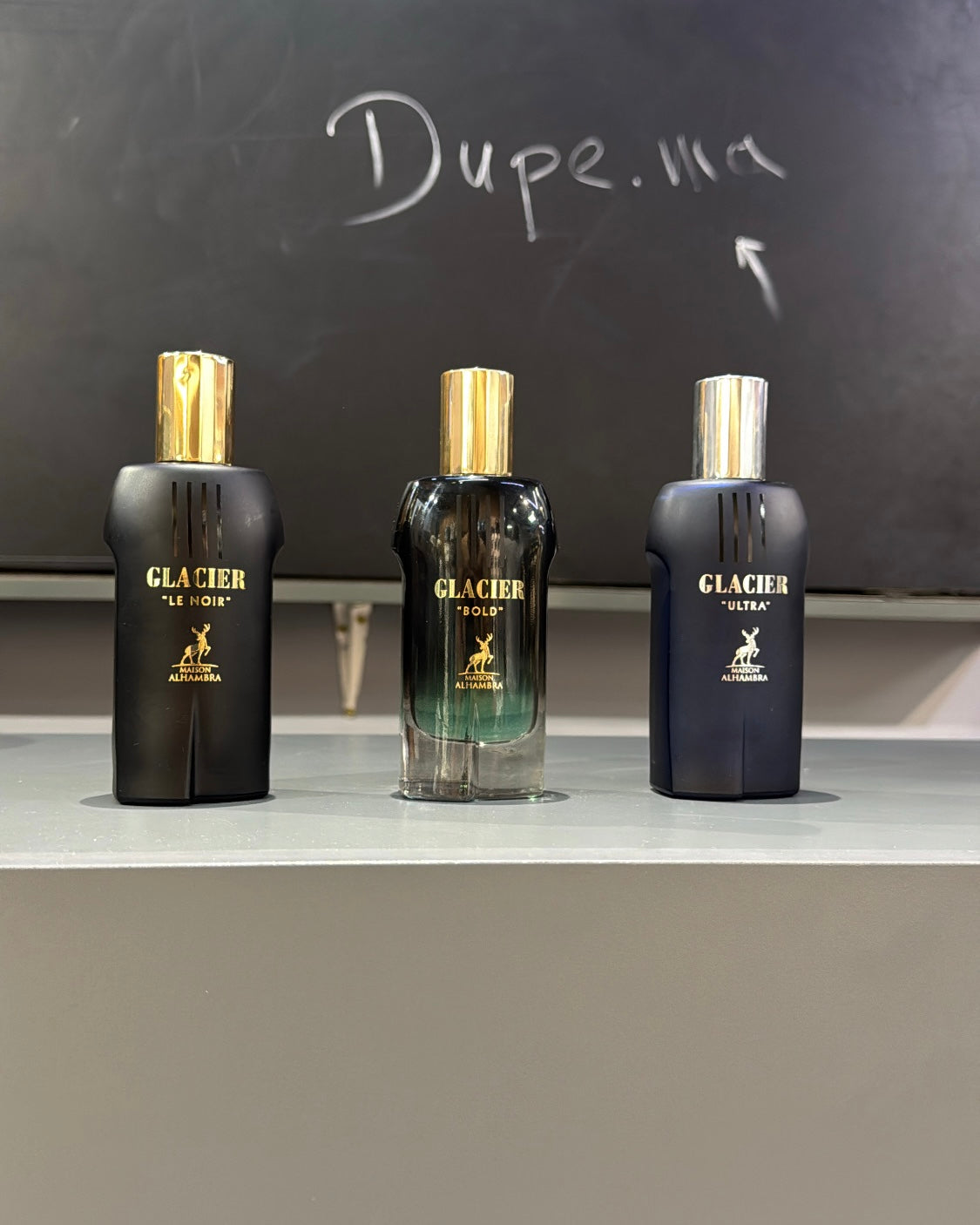 3 x GLACIER 100 ML