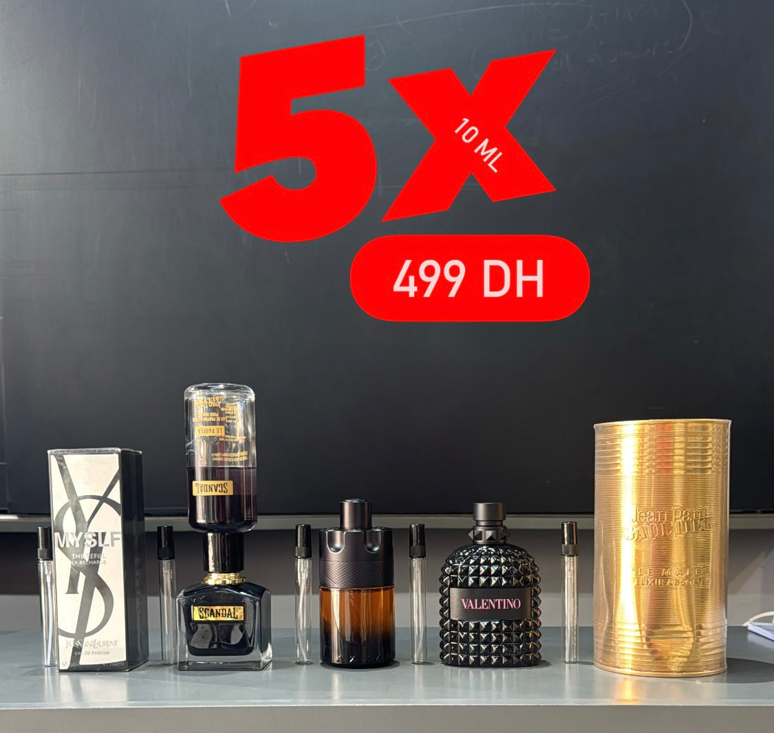 PACK 5 X 10 ML DESIGNER