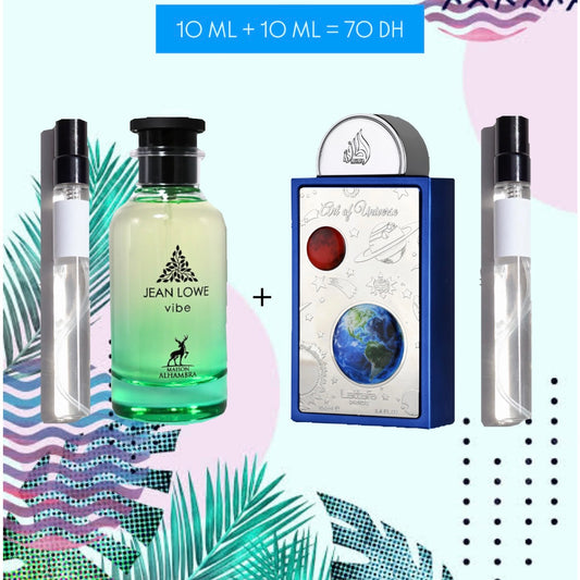 PACK : ART VIBES ( JEAN LOWE VIBE 10 ML + ART OF UNIVERSE 10 ML )